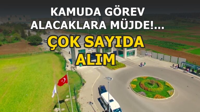 3 üniversite çok sayıda personel alacak! Kamuda görev almak isteyene müjde