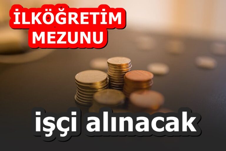 Darphane Müdürlüğü ilköğretim mezunu 9 temizlik görevlisi alacak