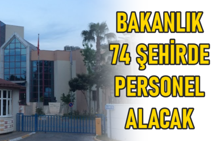 Çevre Şehircilik ve İklim Bakanlığı 70’i Aşkın Şehirde Personel Alımı Yapacak