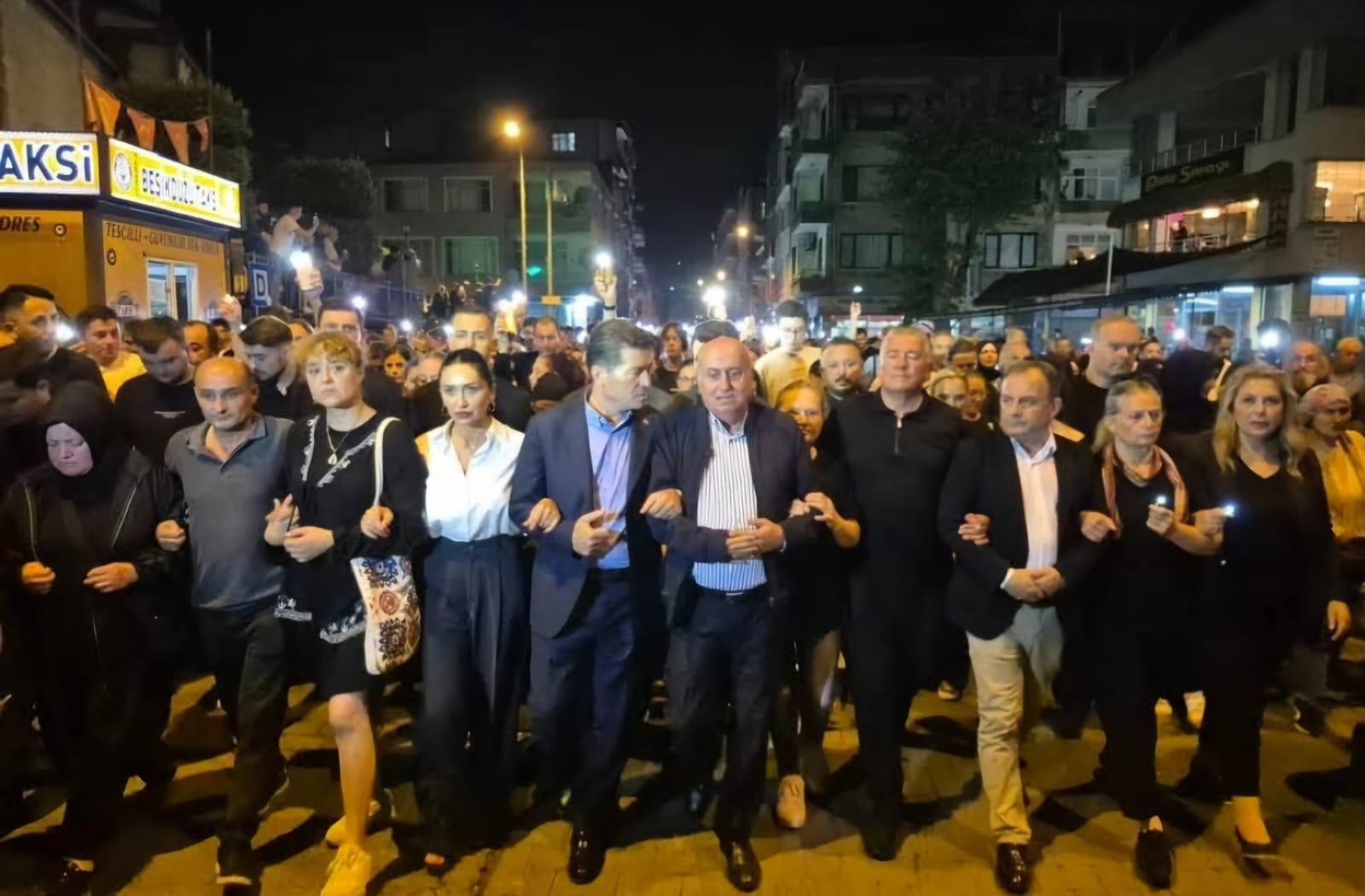 Başkan Kaya, Matti̇a Ahmet İçi̇n Adalet Yürüyüşüne Katildi.