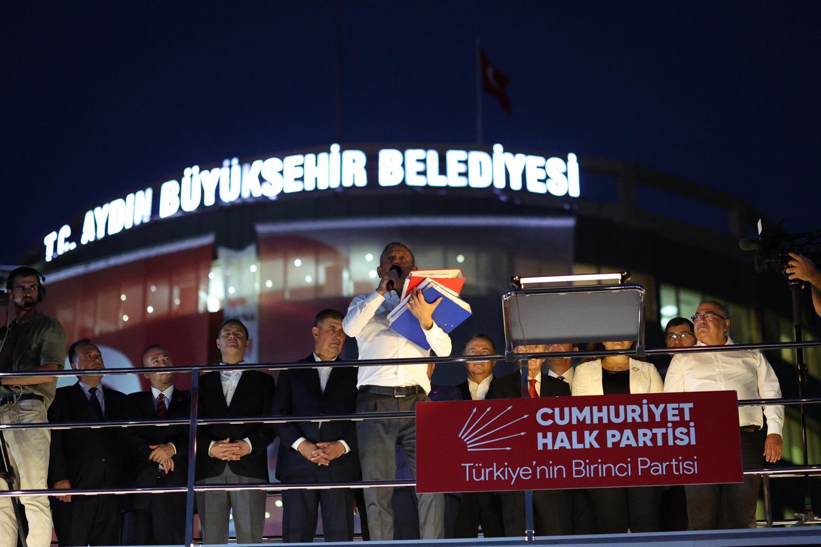 CHP Genel Başkanı Özgür Özel: “Aydın, Milli İradenin Kalesidir”