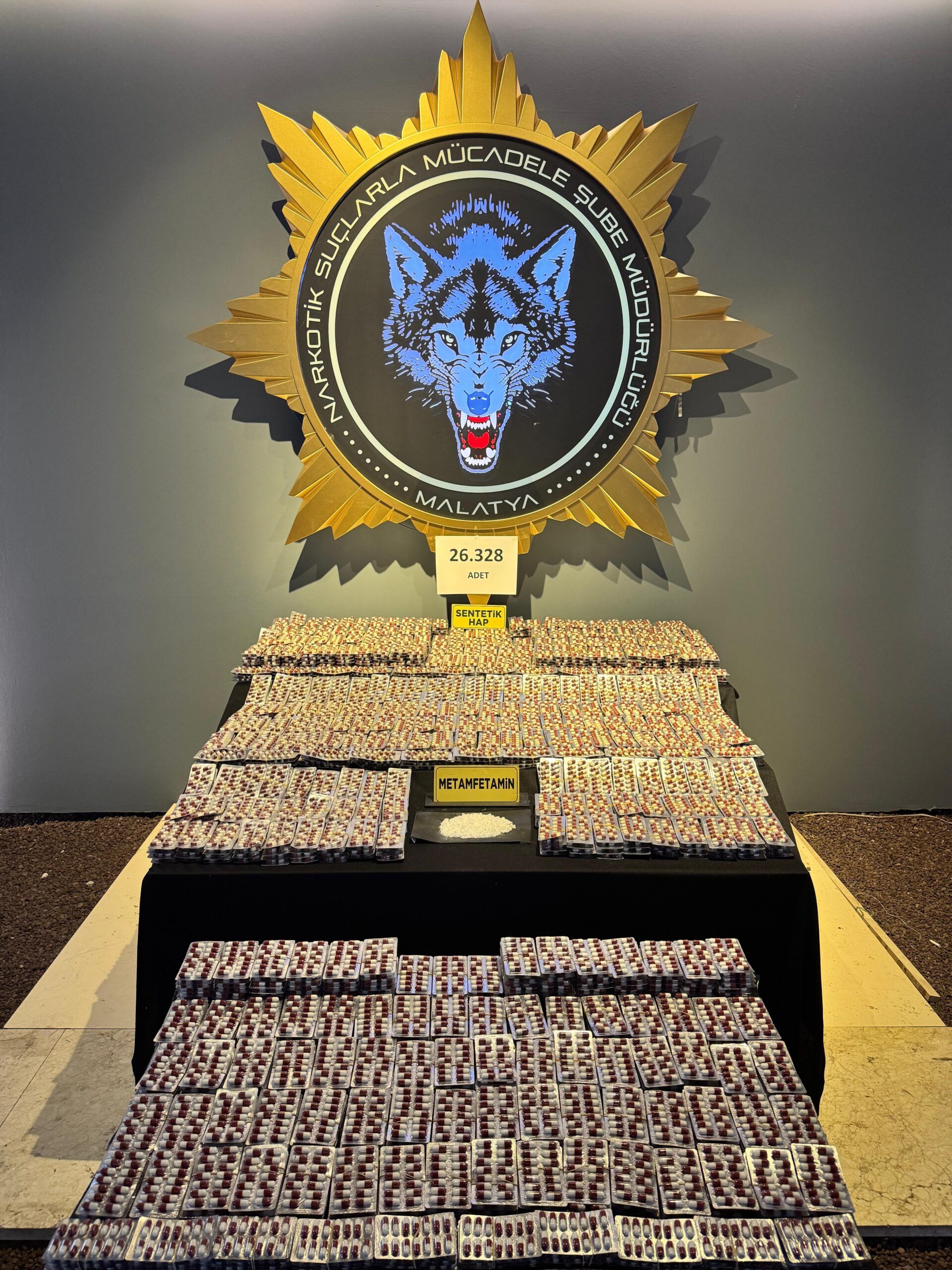 Malatya’da Uyuşturucu Operasyonu: 26 Bin 330 Uyuşturucu Hap Ele Geçirildi