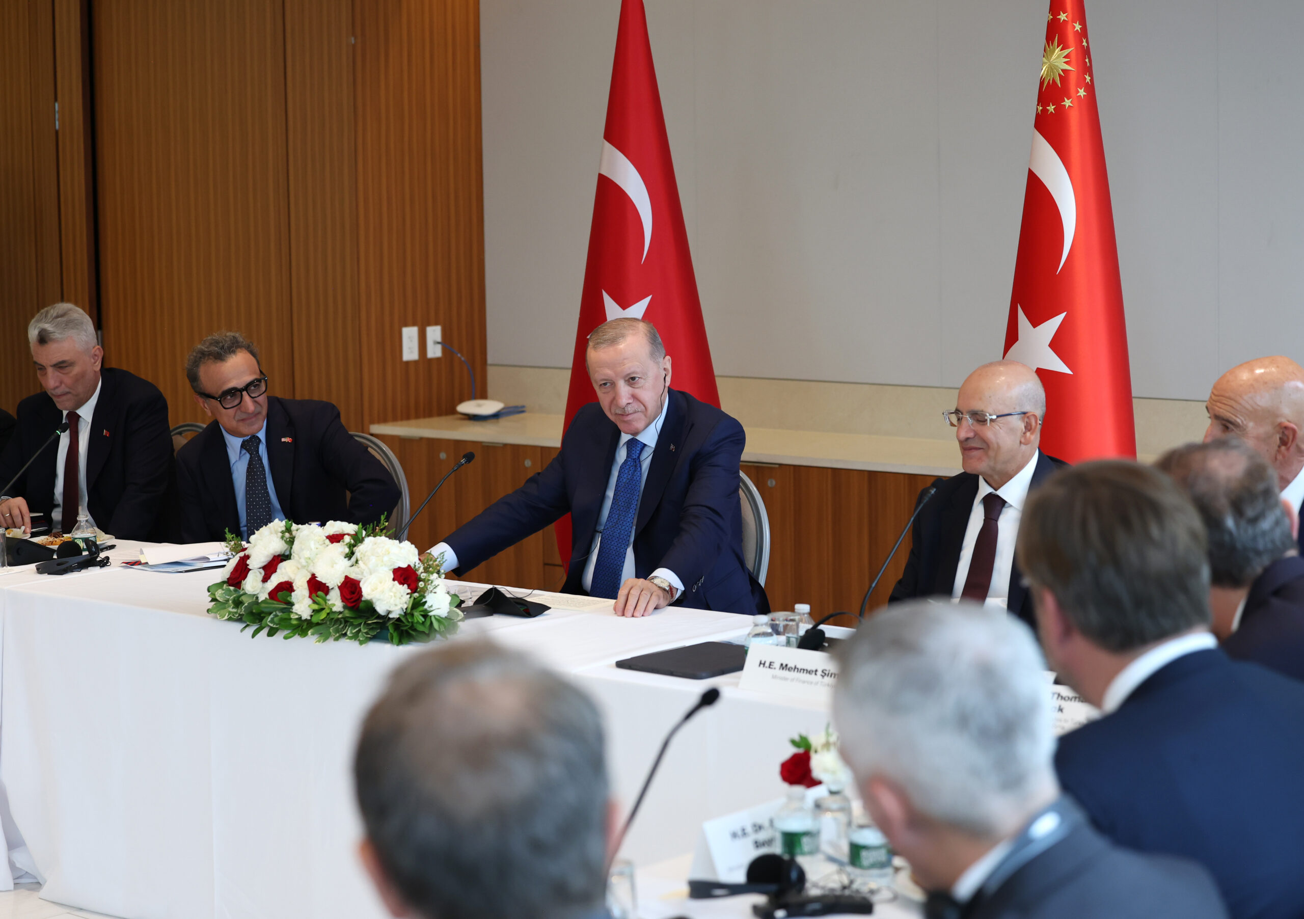 Cumhurbaşkanı Erdoğan, Türkevi’nde Türkiye-ABD İş Dünyasıyla Buluştu