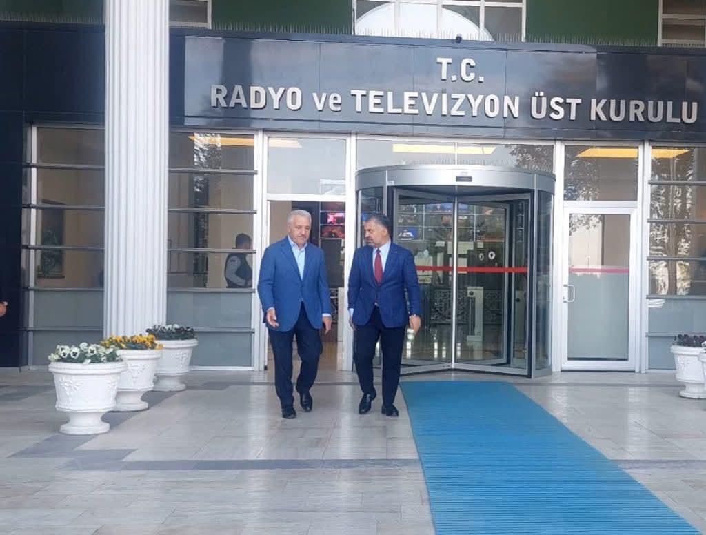 Ahmet Arslan’dan RTÜK Başkanı Ebubekir Şahin’e Ziyaret
