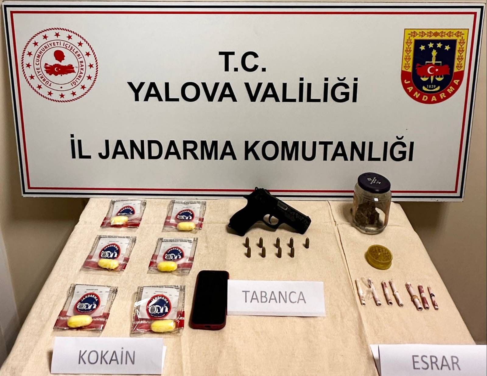Yalova’da Uyuşturucu Operasyonu: 100 Gram Kokain Ele Geçirildi