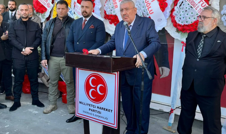 MHP’li Yalçın Tekirdağ’da: “Terörsüz Türkiye Hedefinde Geri Dönüş Yok”