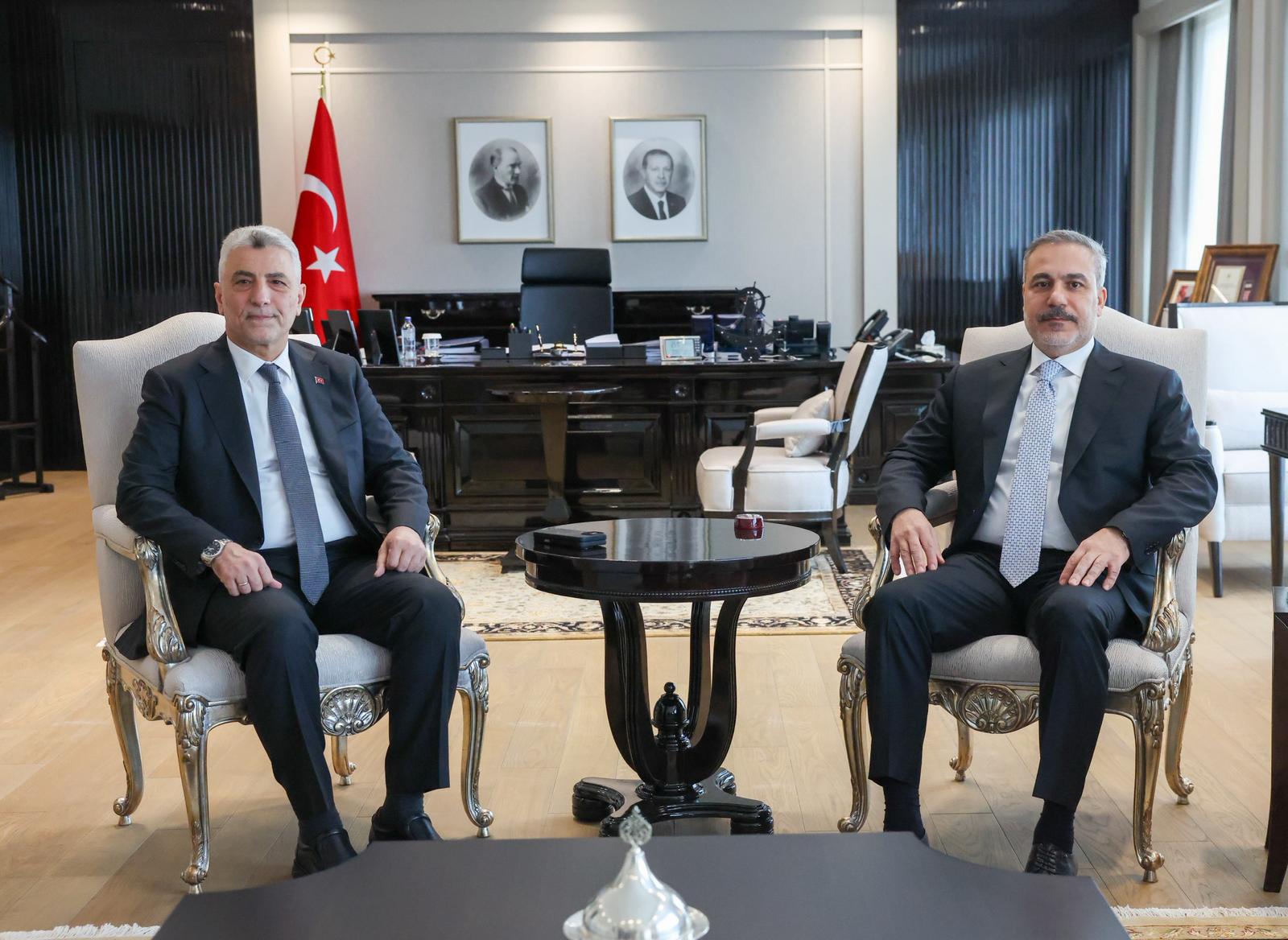 Hakan Fidan ve Ömer Bolat Ankara’da Görüştü