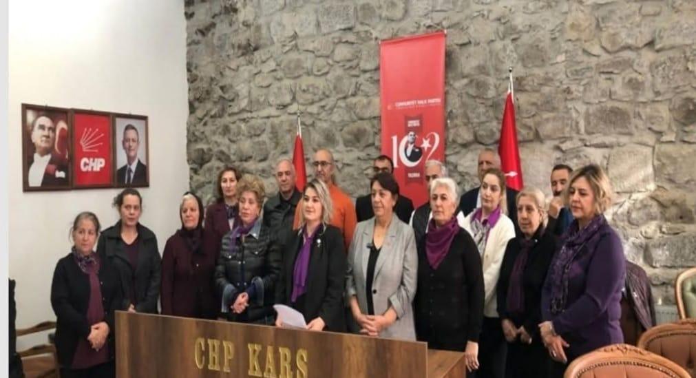 CHP Kars Kadın Kolları’ndan 5 Aralık Mesajı: “Çare Eşitlikte, Çare Eşit Temsilde!”
