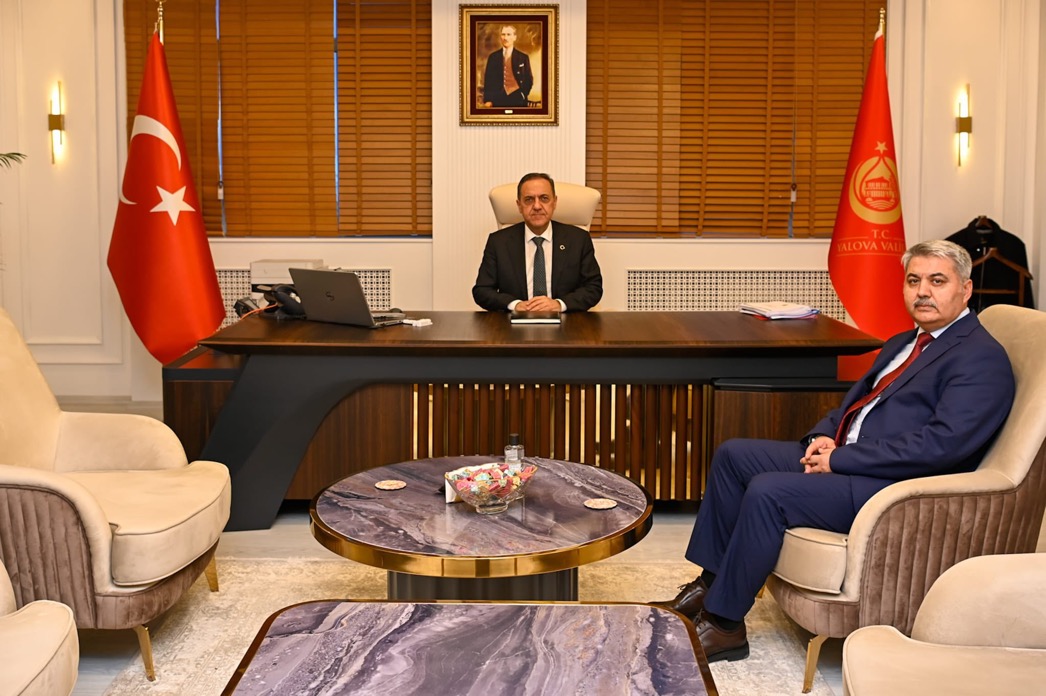 Yalova İl Emniyet Müdürü Yılmaz Delen Göreve Başladı, Vali Usta’yı Ziyaret Etti