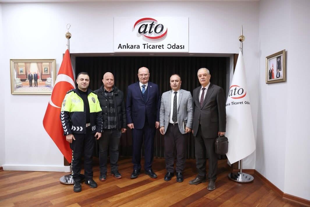 Siirt Heyetinden ATO Başkanı Gürsel Baran’a Ziyaret