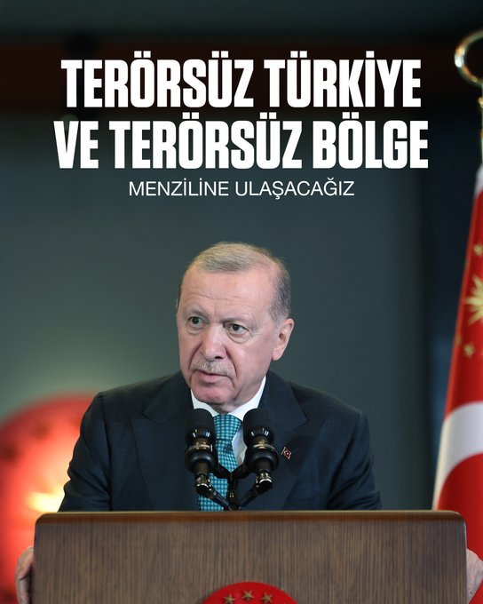 Cumhurbaşkanı Recep Tayyip Erdoğan: Terörsüz Türkiye İçin Yeni Aşama Başlıyor