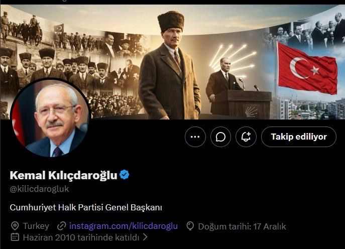 SON DAKİKA Kemal Kılıçdaroğlu Sosyal Medya Biyografisini Güncelledi: CHP Genel Başkanlığını İlan Etti