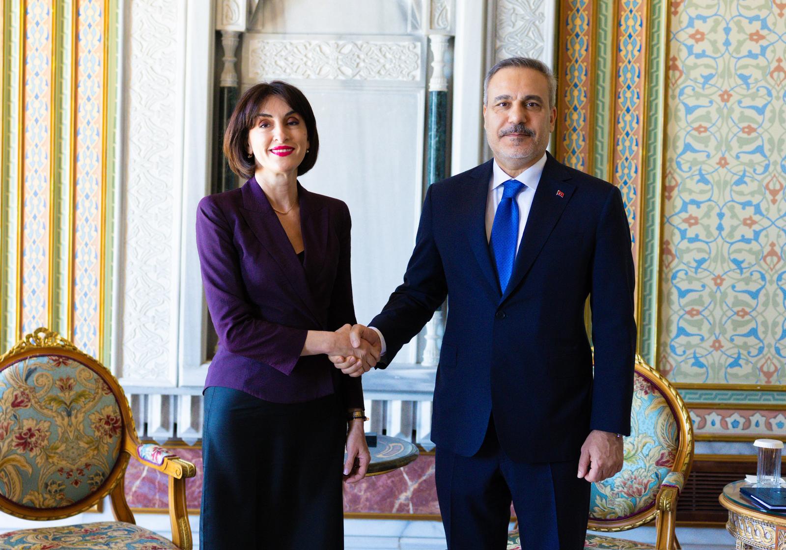 Dışişleri Bakanı Hakan Fidan Gürcistan Başbakan Yardımcısı Ve Dışişleri Bakanı Maka Botchorishvili İle Görüştü