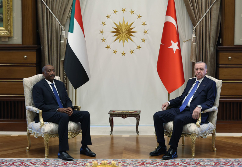 Cumhurbaşkanı Recep Tayyip Erdoğan Sudan Egemenlik Konseyi Başkanı Abdulfettah El Burhan İle Görüştü