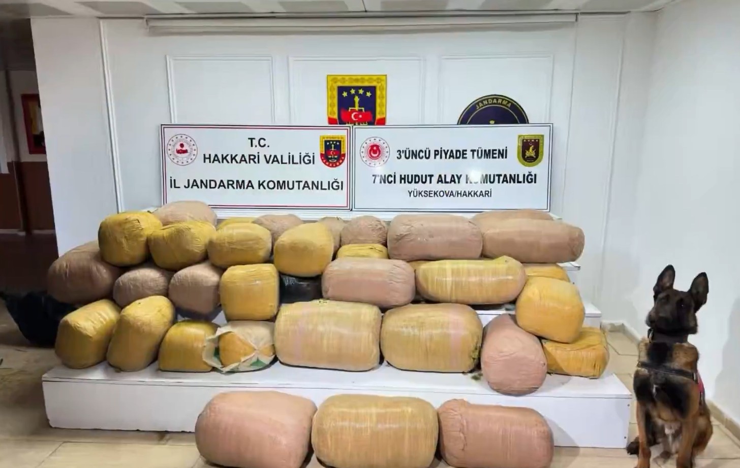 Hakkari’de Dev Uyuşturucu Operasyonu: 626 Kilogram Madde Ele Geçirildi