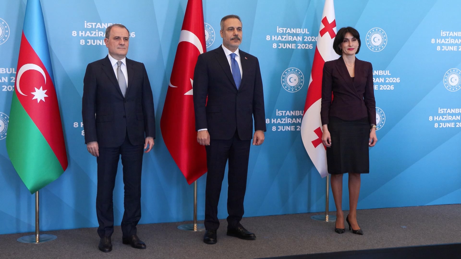 Türkiye-Azerbaycan-Gürcistan Üçlü Dışişleri Bakanları 10’uncu Toplantısı İstanbul’da Başladı