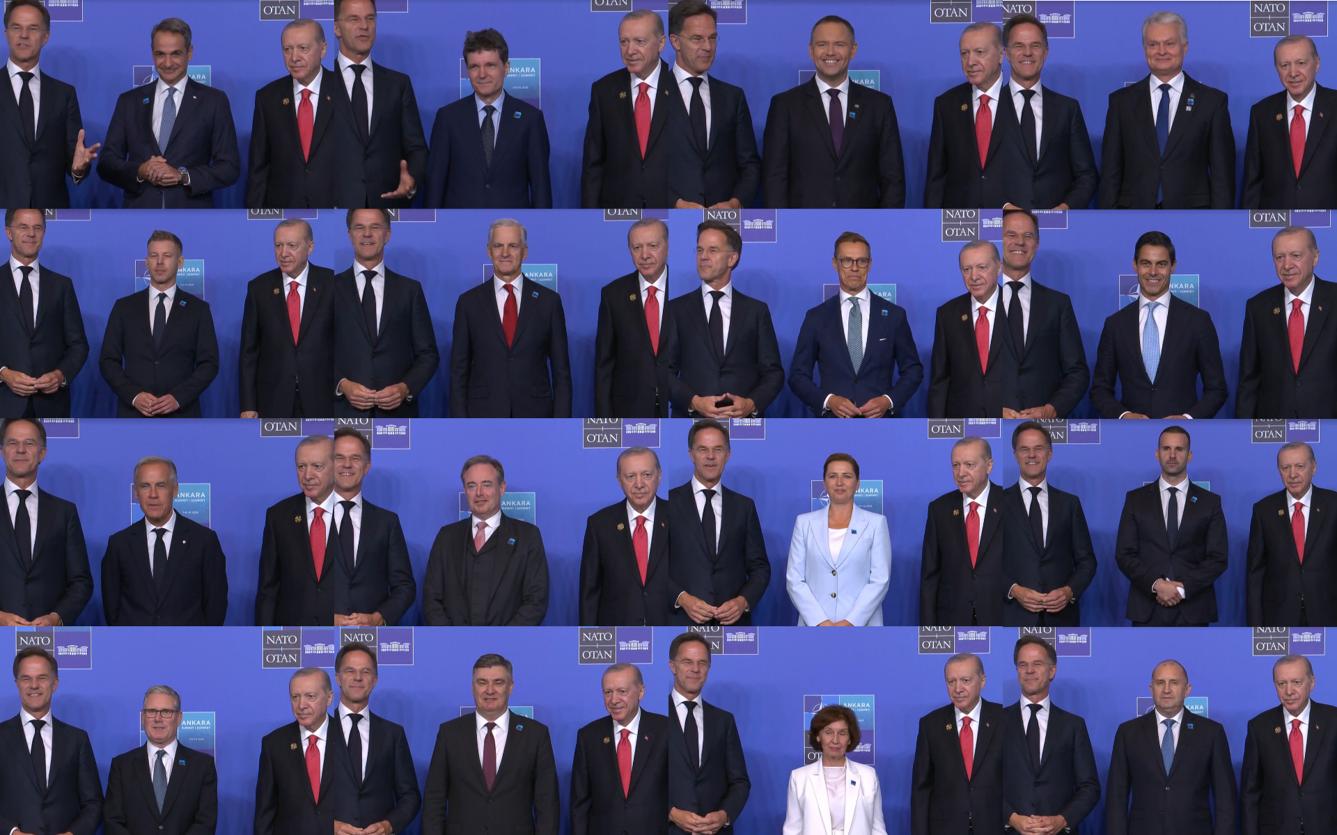 NATO Ankara Zirvesi’nde Liderlerin Resmi Karşılama Ve Aile Fotoğrafı Merasimi Gerçekleşti