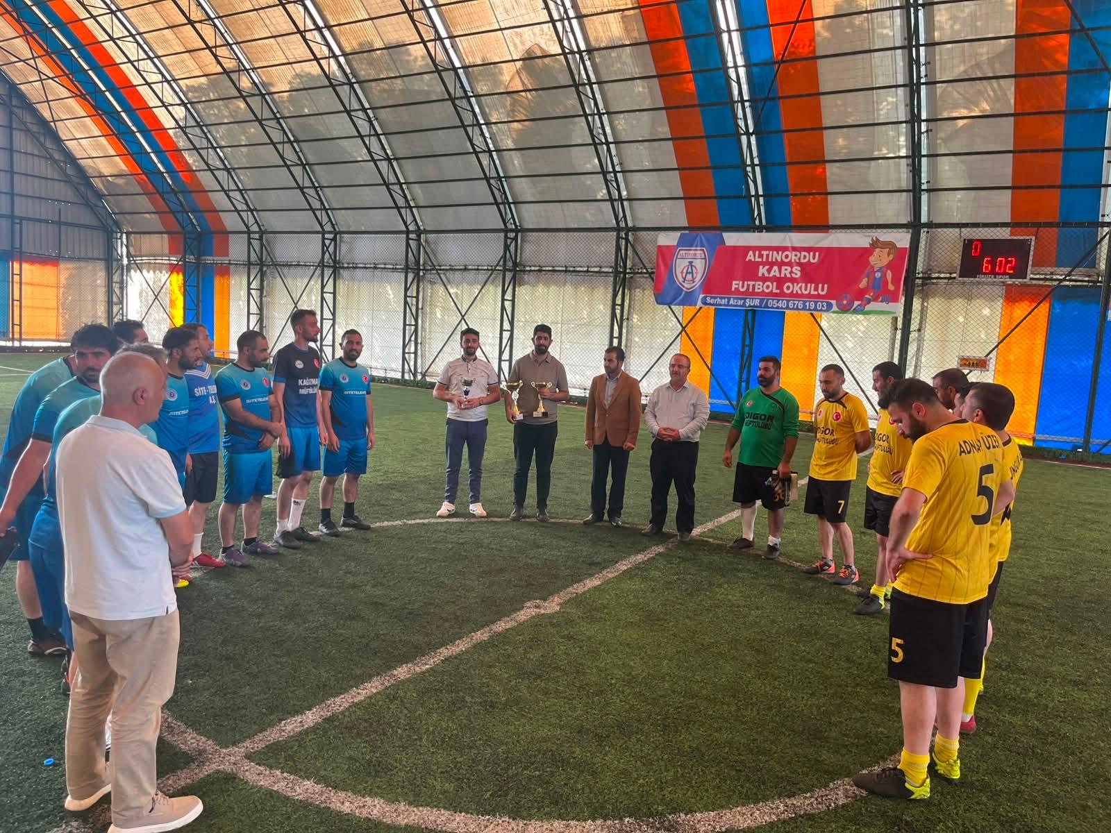 Kars’ta Müftülükler Arası Futbol Turnuvasında Şampiyon Kağızman Müftülüğü Oldu