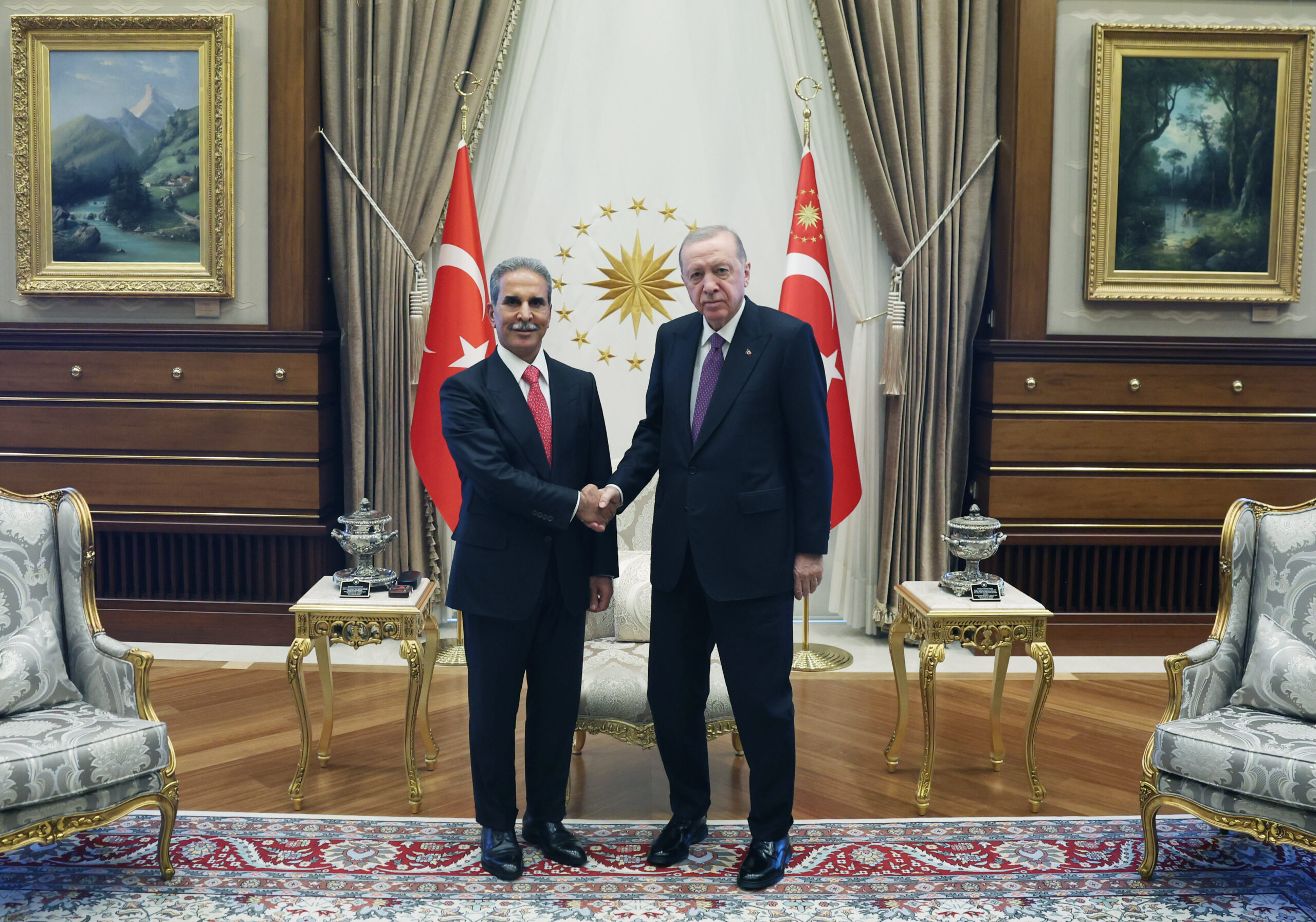 Cumhurbaşkanı Erdoğan, Irak Yüksek Yargı Konseyi Başkanı Faik Zeydan’ı Kabul Etti