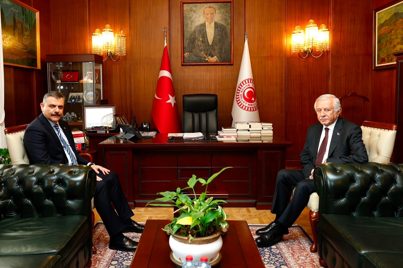 İçişleri Bakanı Mustafa Çiftçi’den TBMM Başkanvekili Celal Adan’a Ziyaret